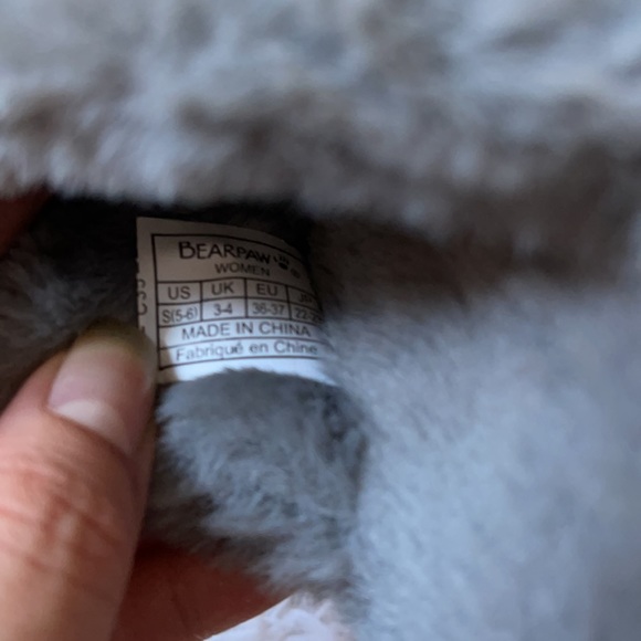 BEARPAW WOMENS JACQUI SLIPPER - GREY - Picture 6 of 9